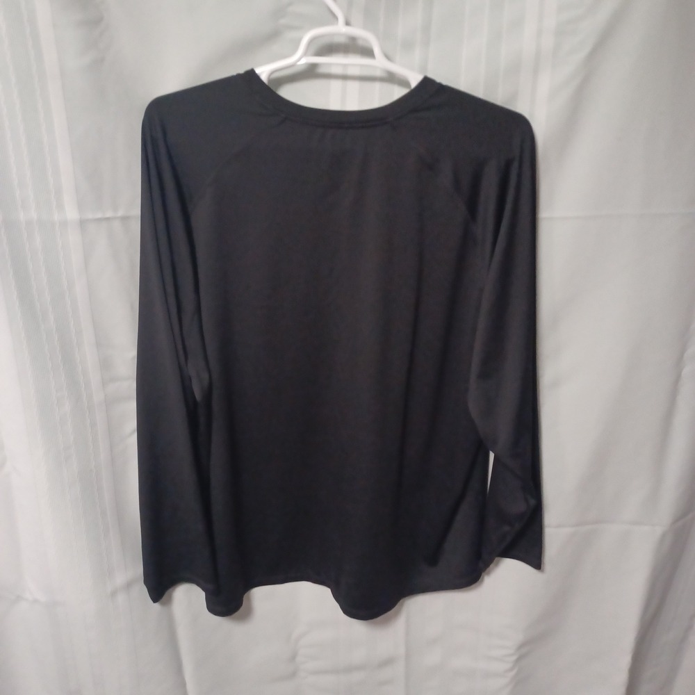 George Mens 3XL Black Long Sleeve Performance Shirt‎ GE06100149526B Active Tee
